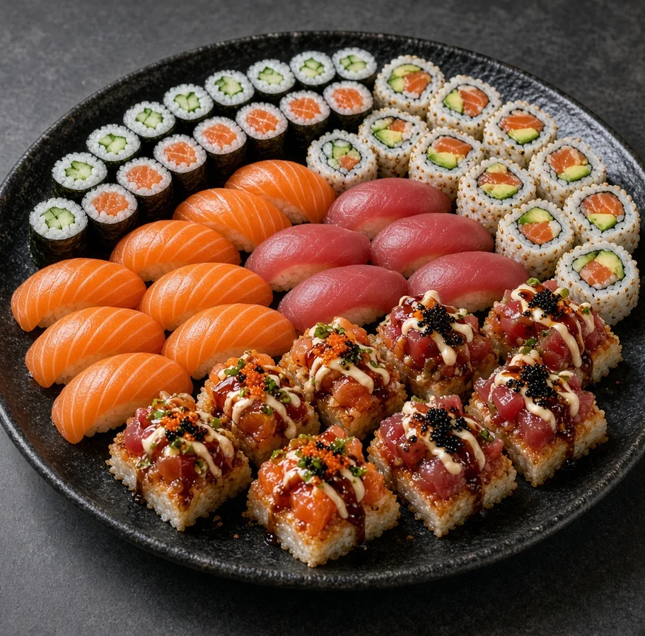 Sandy's Platter from Eating Sushi, delivered to Varsity View, Winnipeg