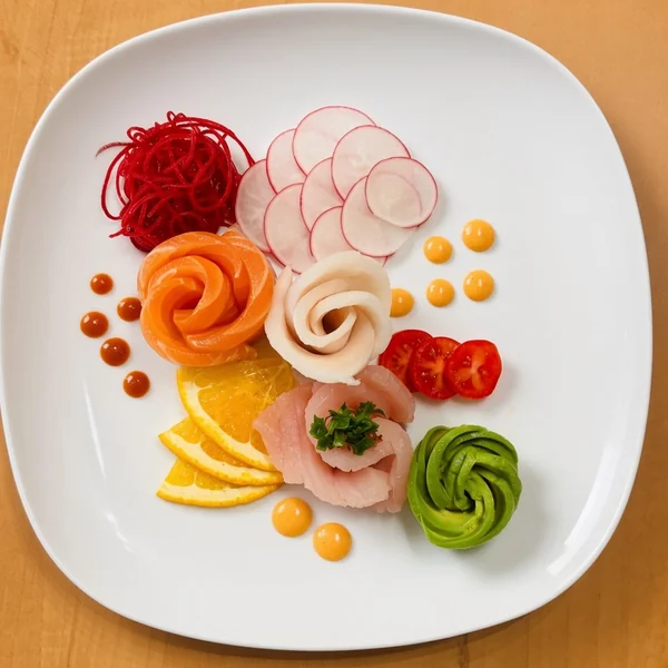 Sashimi plate at Eating Sushi on Roblin Blvd, Winnipeg