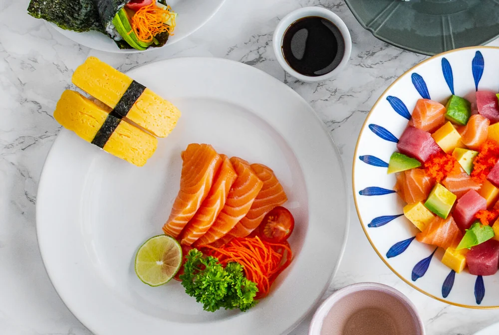Sashimi, nigiri and sushi favourites at Eating Sushi on Roblin Blvd, Winnipeg
